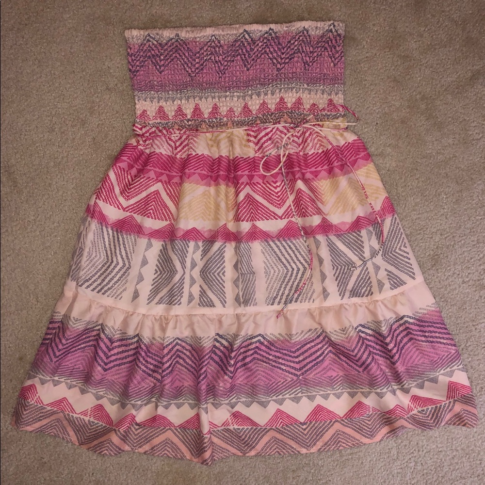 Women’s strapless summer dress